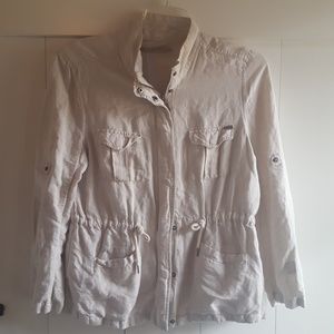 Nwot Max Jeans super soft cream utility jacket